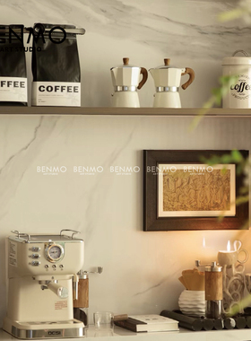 本墨 厨房饰品摆件样板间餐边柜咖啡角主题咖啡机装饰品软装搭配