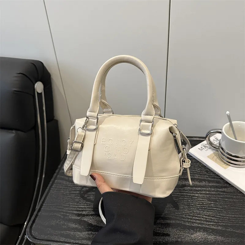 简约设计时尚通勤单肩手提包包女2025春夏季新款高级感斜挎小方包