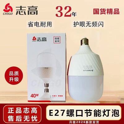 志高led节能灯高亮白光省电节能