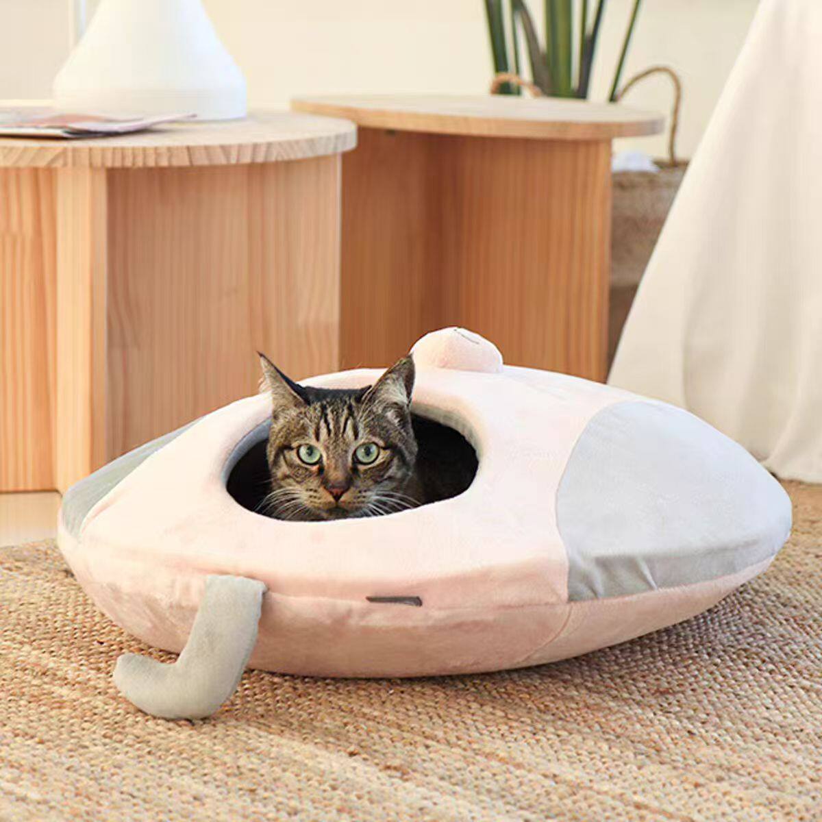 超有趣UFO造型飞碟猫窝适合躲藏