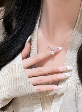 「白昼抒情诗」S925纯银项链女轻奢小众高级感锁骨链简约百搭颈链