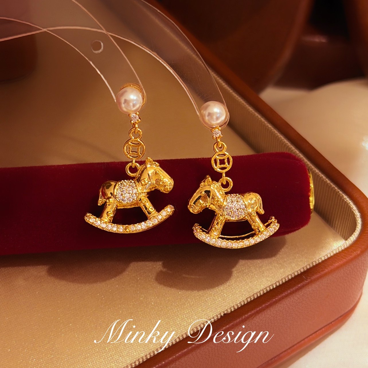 「福禄小马」可爱小马耳饰女蚊香盘耳夹马年本命年耳钉无耳洞耳环,饰品/流行首饰/时尚饰品新,耳夹,淘宝优惠券,粉丝福利购,淘宝优惠卷