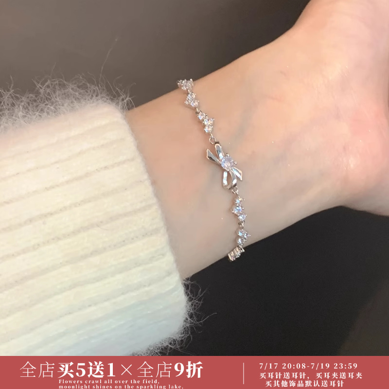 送女友生日情人节纯银手链
