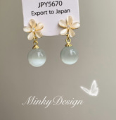 「只此卿卿」复古耳饰蚊香盘耳夹新中式 花朵气质耳钉耳环精致小众