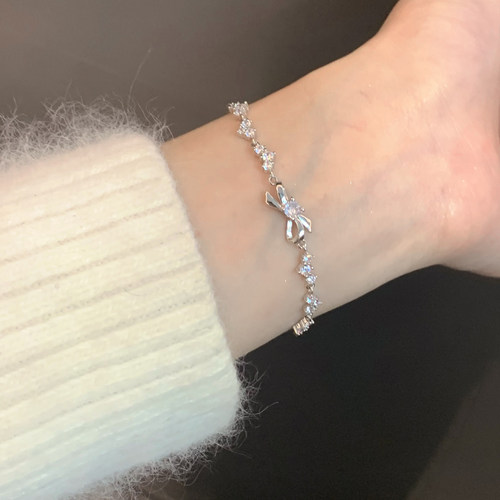 送女友生日情人节纯银手链