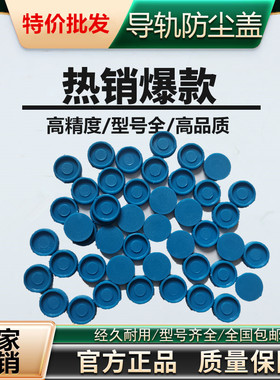 国产互换上银导轨滑轨防尘盖螺栓塞C4 C5 C6 C8 C12 C16 蓝色封盖