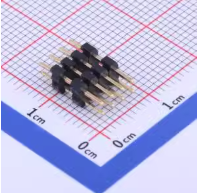 X4622WV-2X04I-C40D28 排针 2mm 2x4P 直插 方针 双塑 塑胶同向L=