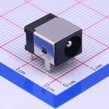 DC-044A-2.5A-2.5 AC/DC电源连接器 DC电源插座 内径:2.5mm 外径: