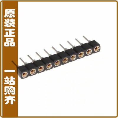 1814655-5【CONN SOCKET SIP 10POS GOLD】