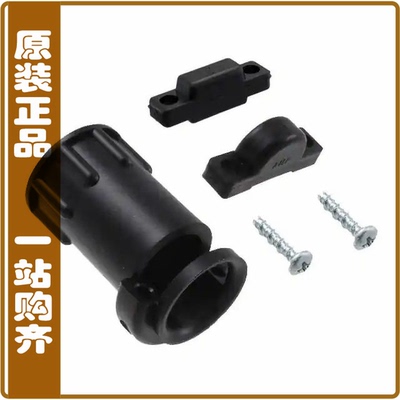 206358-6【CONN BACKSHELL W/CLAMP SZ 11 BLK】