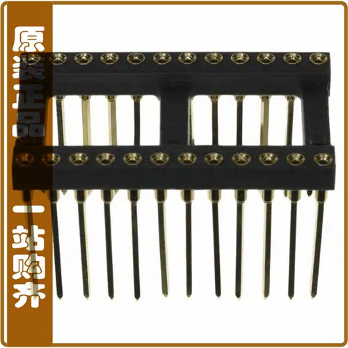 123-13-624-41-001000【CONN IC DIP SOCKET 24POS GOLD】