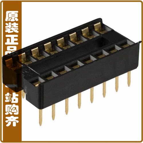 A16-LCG-T-R【CONN IC DIP SOCKET 16POS GOLD】
