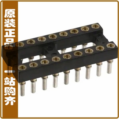 614-93-318-31-012000【CONN IC DIP SOCKET 18POS GOLD】