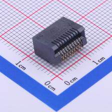 M42F-08P-020-P002G 金手指连接器 SFP 0.8mm P数:20 万兆SFP+
