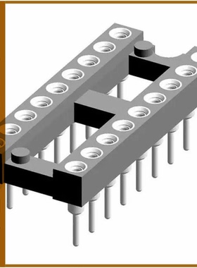 110-83-318-41-001101【CONN IC DIP SOCKET 18POS GOLD】