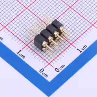PZ254-2-04-Z-C 排针 2.54mm 1x8P 直插 圆针 存储器