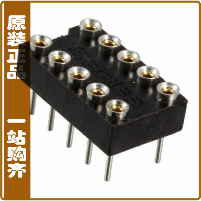 10-6513-10T【CONN IC DIP SOCKET 10POS GOLD】