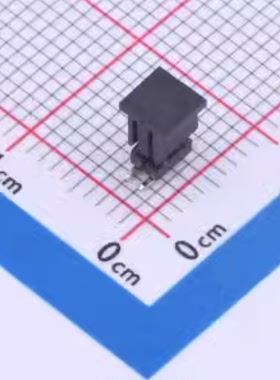 PZ127VS-12-04-H10-A38 排针 排针1.27mm 立贴 2x2P H1.0 加盖卷