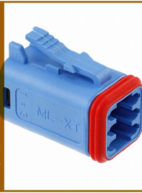 0934454204【CONN PLUG HSG 6POS BLUE】