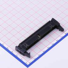 2.54-2*25P牛角 IDC连接器(牛角/简牛) 2.54mm 每排P数:25 排数