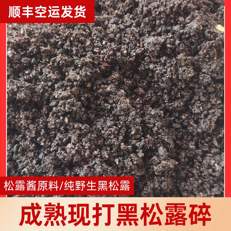 云南野生新鲜黑松露碎成熟全黑现新鲜松茸/菌菇