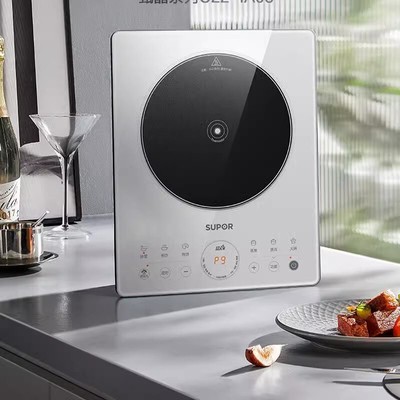 苏泊尔C22-IA05智能大功率电磁炉家用猛火多功能节能炒菜锅一体锅