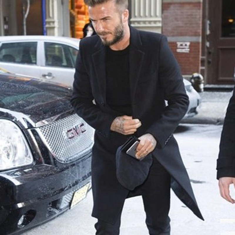 Europe and America Street beat Beckham Same item Windbreaker Star of the same paragraph man Wool coat Woolen coat Englandin the Men's clothing, Woolen coat  category - from Buy2taobao.com to provide professional Taobao agent buy service