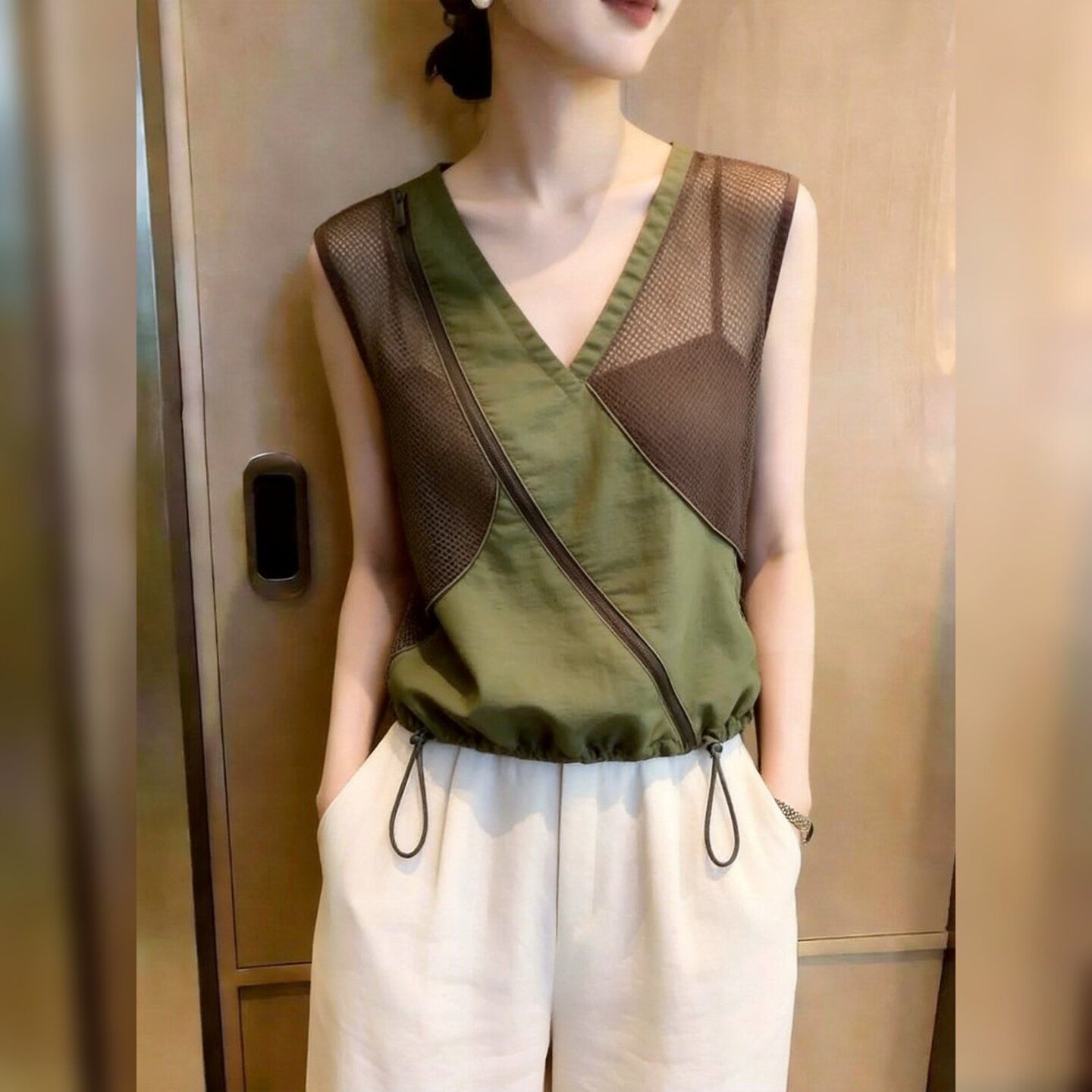 2026年夏季新品法式设计感小众时尚气质女装独特漂亮超好看上衣女图片