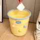 可爱小象垃圾桶压圈式 无盖废纸桶家用卫生间厨房客厅办公室垃圾篓