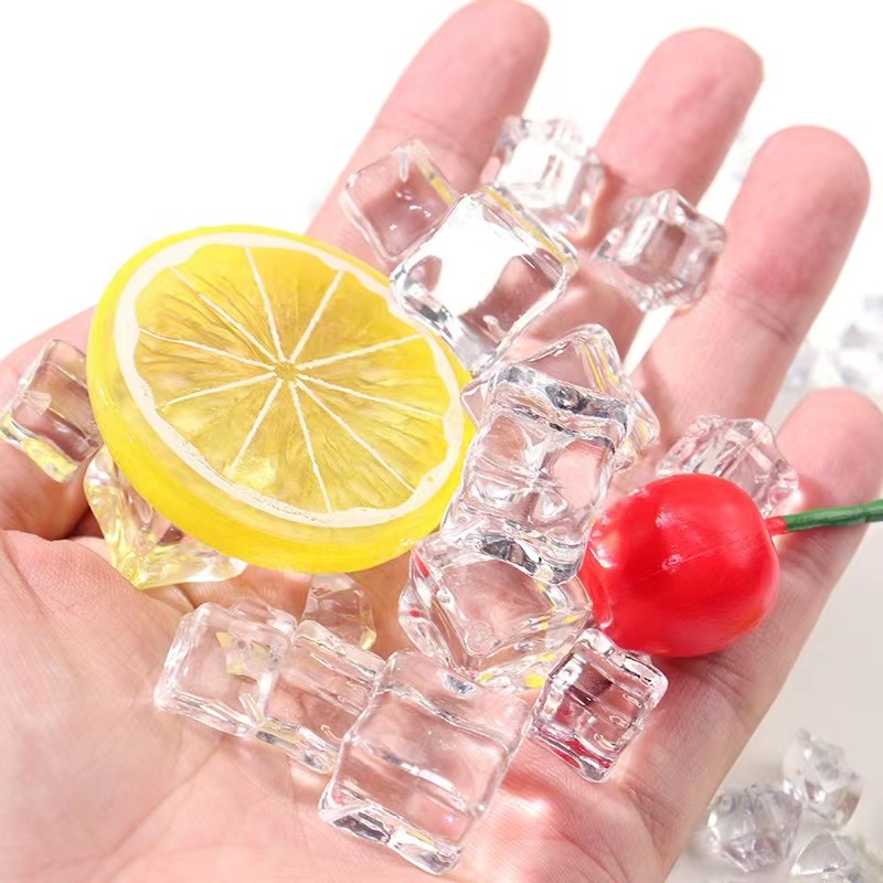 摄影道具仿真冰块亚克力透明道具美食化妆品饰品摆件拍摄道具