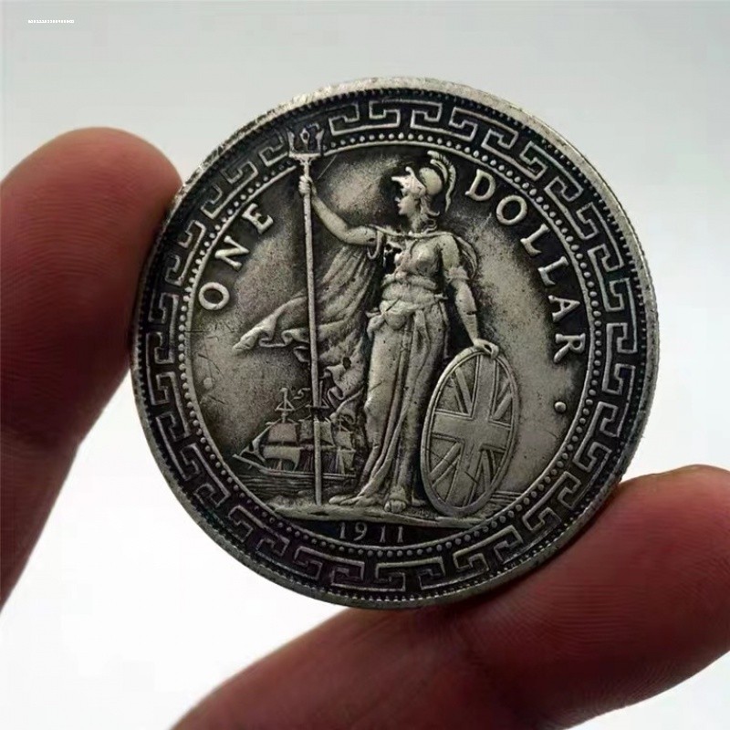 可吹响仿银元银圆大洋龙洋银币古币站人女神站洋拐仗