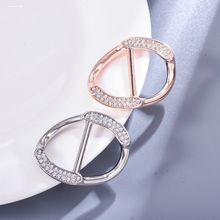 衣角扣上衣夹子收腰神器扎衣服下摆固定t恤打结圆形扣环时尚百搭