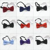 韩版 男童潮 宝宝纯色领结 儿童领结 幼儿园小学生 演出表演蝴蝶结