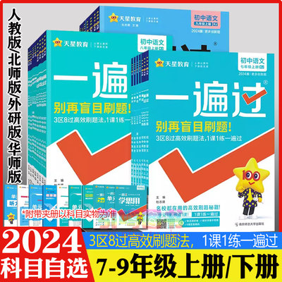 2024初中一遍过同步练习