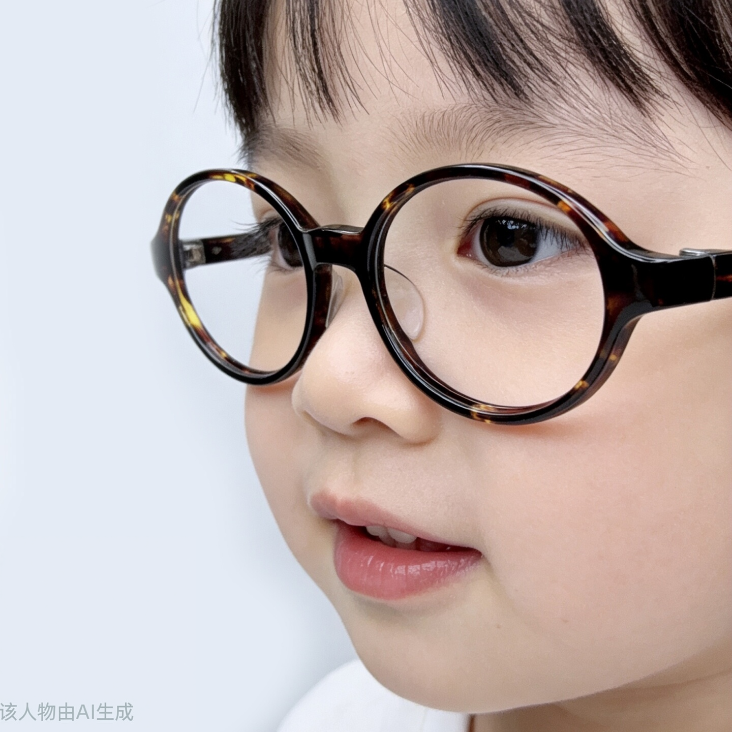 0-3周岁婴幼儿童40□15复古豹纹眼镜架近视远视散光高散弱视斜视