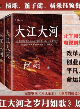大江大河四部曲 阿耐 电视剧《大江大河》原著小说王凯|杨烁|董子健|杨采钰 改革开放 原创小说 吴晓波 蒋方舟 侯鸿亮 读客正版