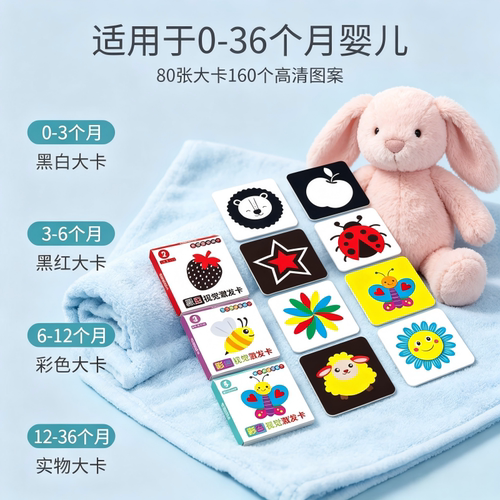 0-36个月黑白彩高清视觉激发早教