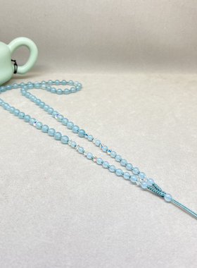 BOYI【布达佩斯之恋】高级感玉绳手编吊坠挂绳玉坠链子玛瑙项链绳