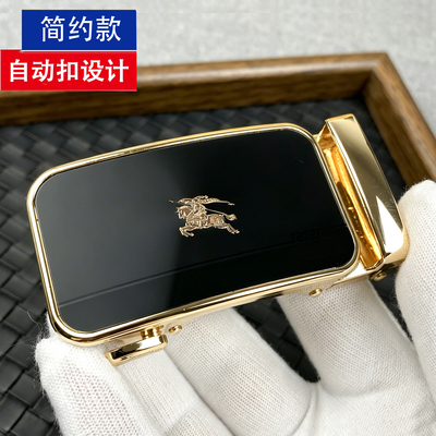 高端商务男士合金自动扣皮带扣