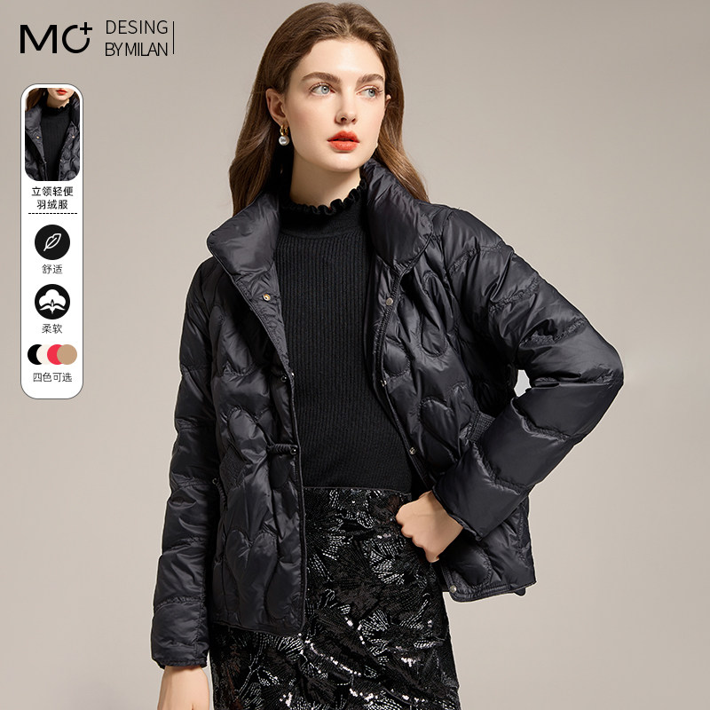 轻薄羽绒服女款2025秋冬装新款短款小个子内搭保暖时尚立领小外套