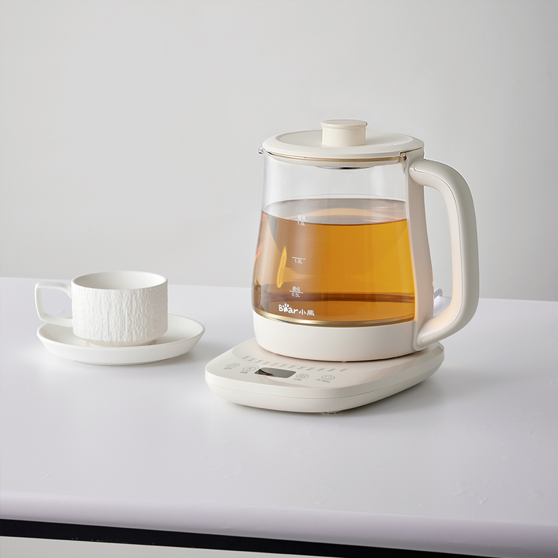 小熊多功能养生壶高硼硅玻璃