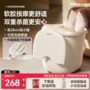 小熊泡脚桶加热恒温家用电动按摩足浴桶全自动智能洗脚桶养生神器