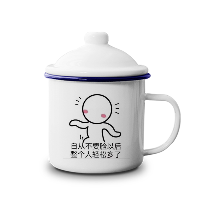 经典加厚老式个性风茶缸子定制