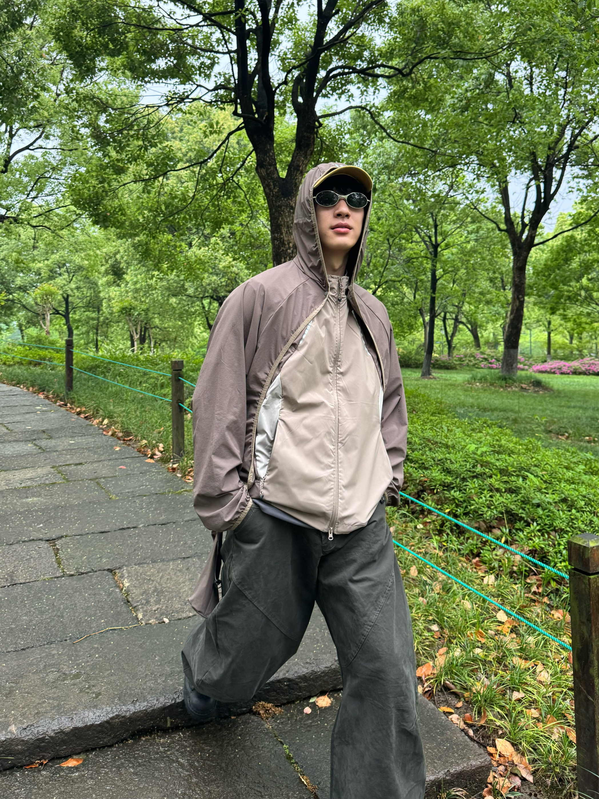 Free Verse2025新款防晒户外可拆卸多功能防水速干骑行机能服