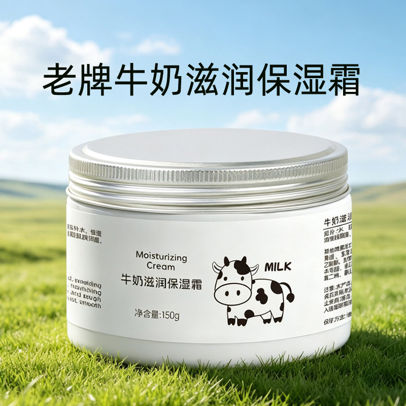 正品牛奶滋润保湿面霜补水水润肌肤干燥粗糙起皮清爽不油腻保湿霜