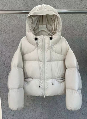 H99292笑口兜短款羽绒服2025新款冬季保暖柔软