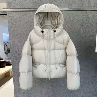 保暖柔软 冬季 H99292笑口兜短款 羽绒服2025新款
