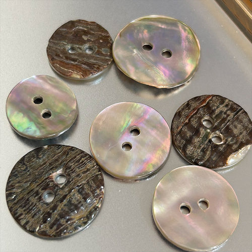 纯天然贝壳扣新款高档衬衫