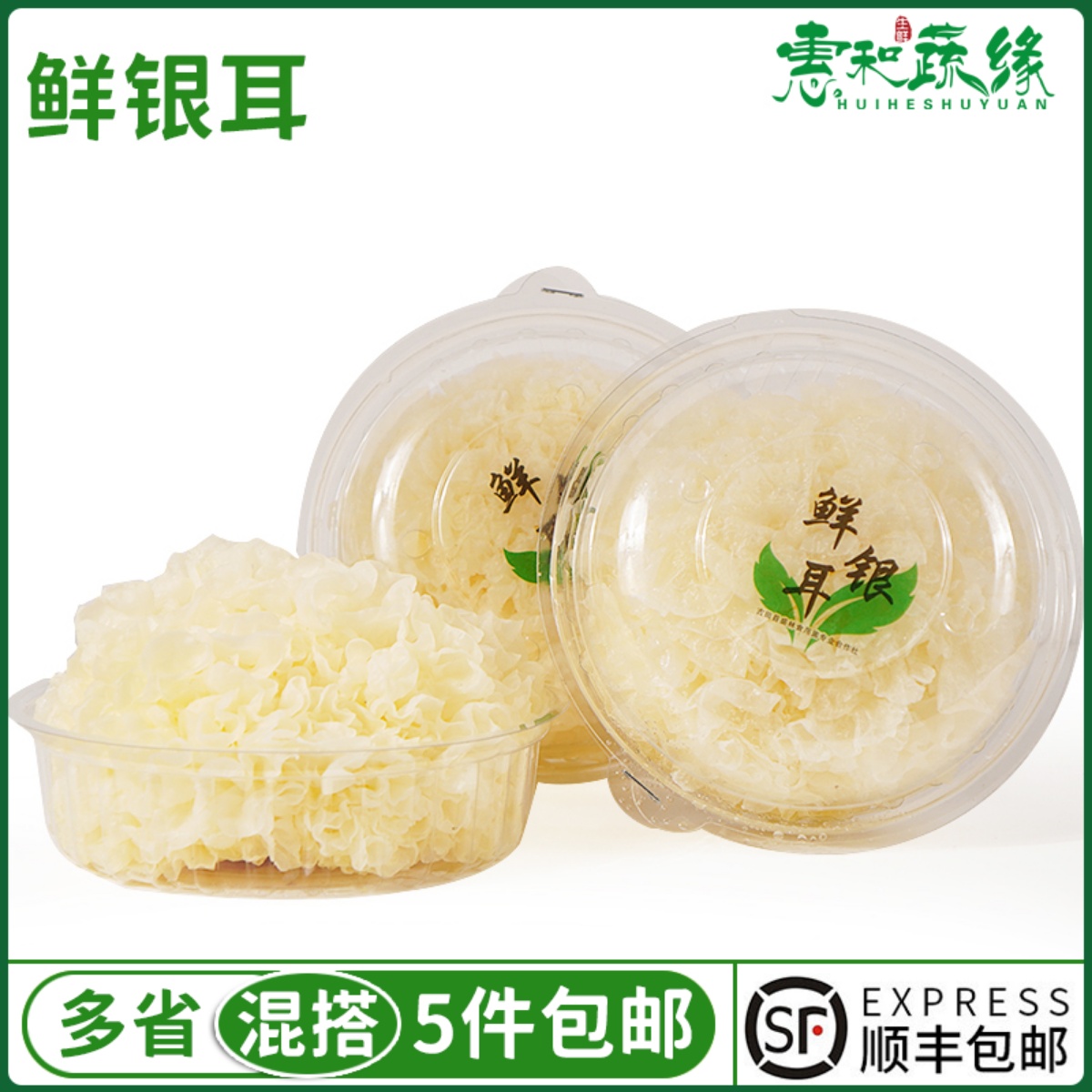 新鲜银耳活鲜白木耳糯丑雪耳非干货银耳莲子羹材料1盒活鲜糯耳