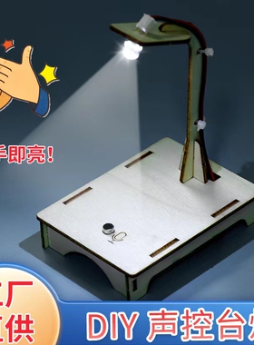 学生科技小制作声控路灯台灯 DIY益智创客教具教手工科学实验材料